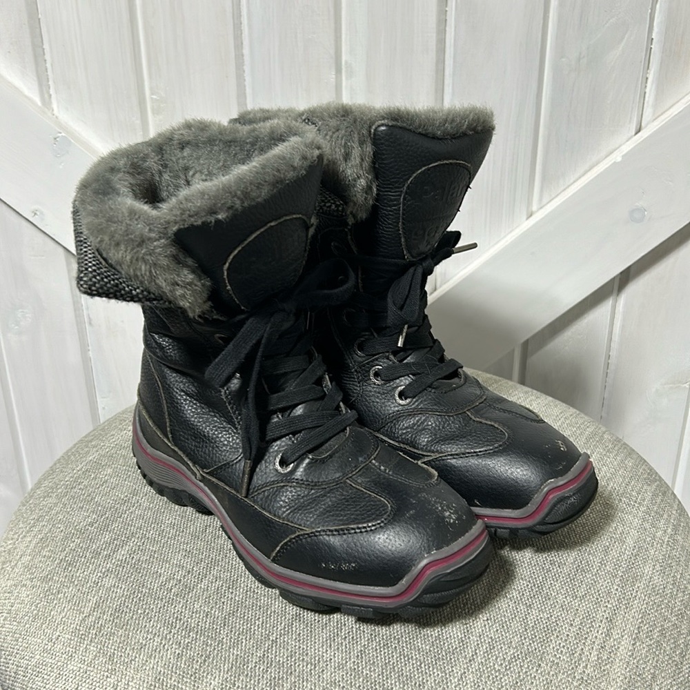 Pajar Canada 1963 Impermeable Waterproof Boots Black Womens 8-8.5/EUR 39
